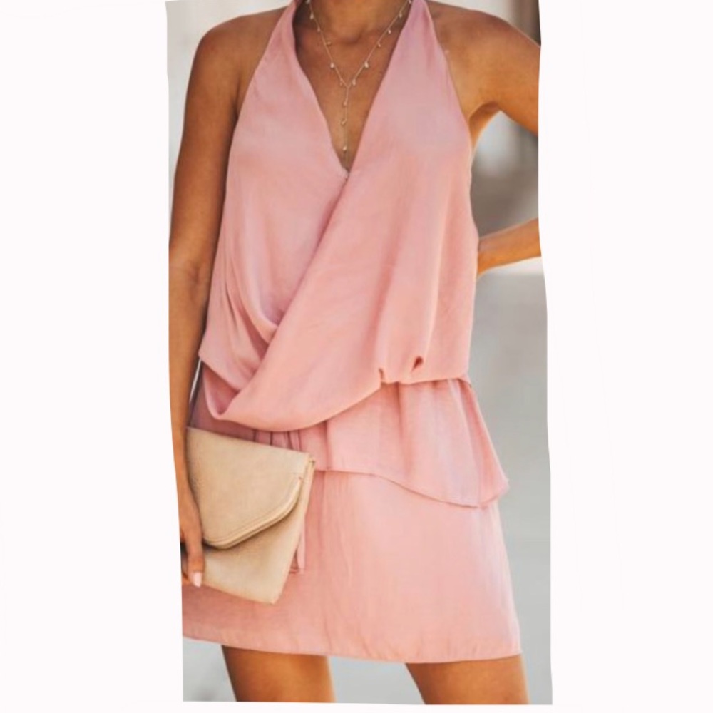 Pink summer dress